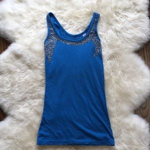 ❌donated❌Threads 4 Thought beaded tank top!